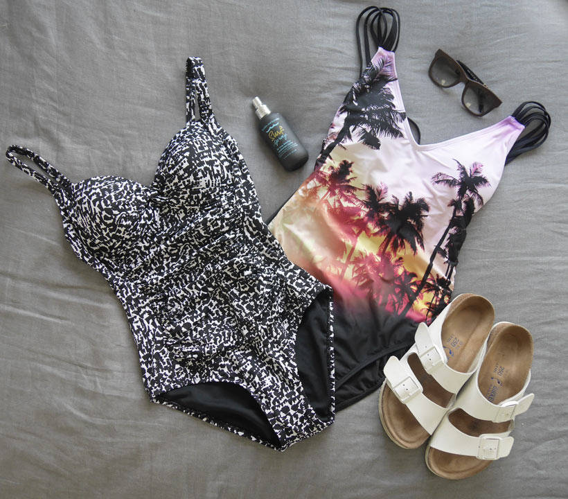 The Only Girl in the House Blog, The Mum Holiday Wardrobe. The Only gives her tips on what she'll be packing for her Summer holiday with the boys including the best swimsuit for mums, denim cut offs and the denim tunic shirt dress. A must have guide to dressing like a mum this summer