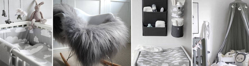 Grey Nursery Ideas - The Only Girl in the House