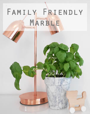 Interior Trend: Family Friendly Marble