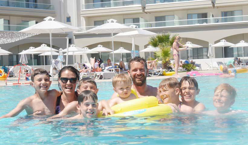First Family Holiday with 5 Kids