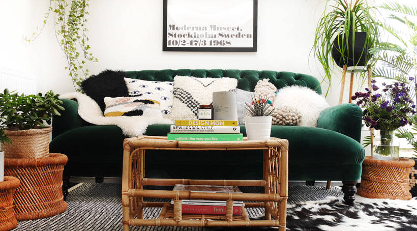 Green Velvet Sofa of Dreams | My DFS Bailey Sofa